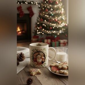 Vintage Hallmark Santa Christmas Mug | Made in Japan | Merry Christmas | Gift